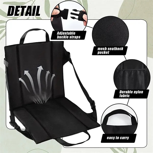 Foldable RPET Stadium Seat Cushion