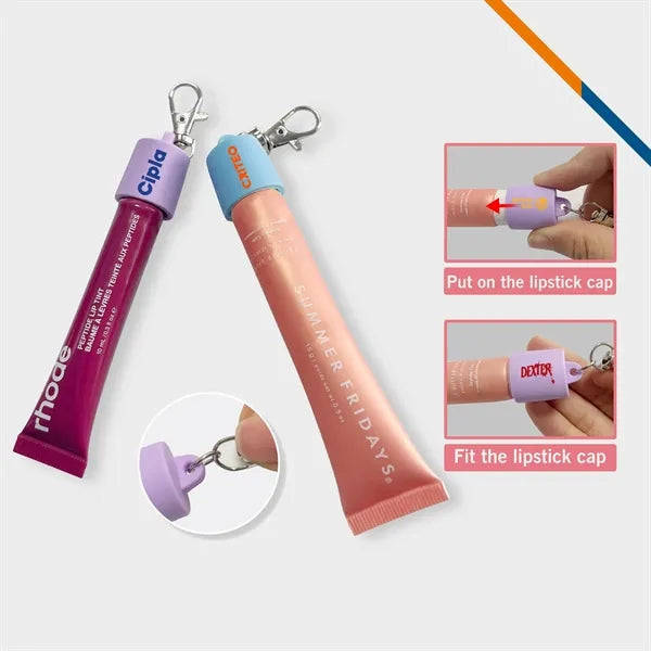 ShineClip Lip Gloss Keychain Cap