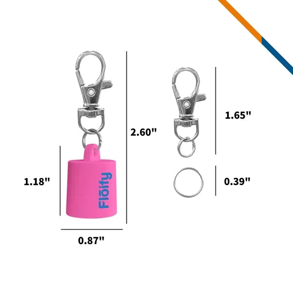 ShineClip Lip Gloss Keychain Cap