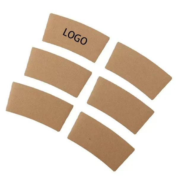Eco-Friendly Kraft Paper Coffee Cup Sleeve