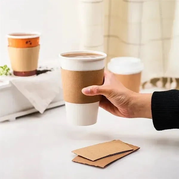 Eco-Friendly Kraft Paper Coffee Cup Sleeve
