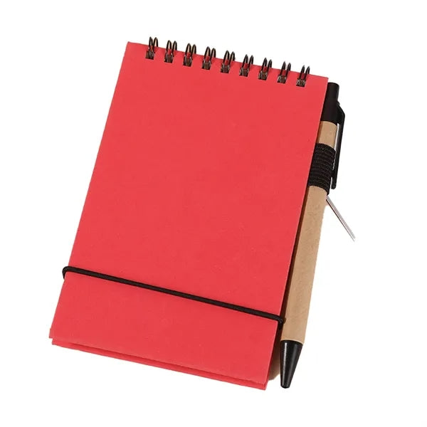 Mini Pocket Notebook W/ Pen