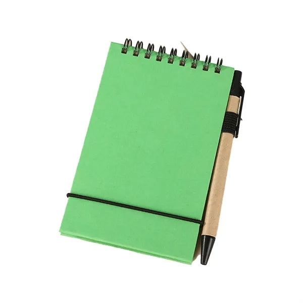 Mini Pocket Notebook W/ Pen