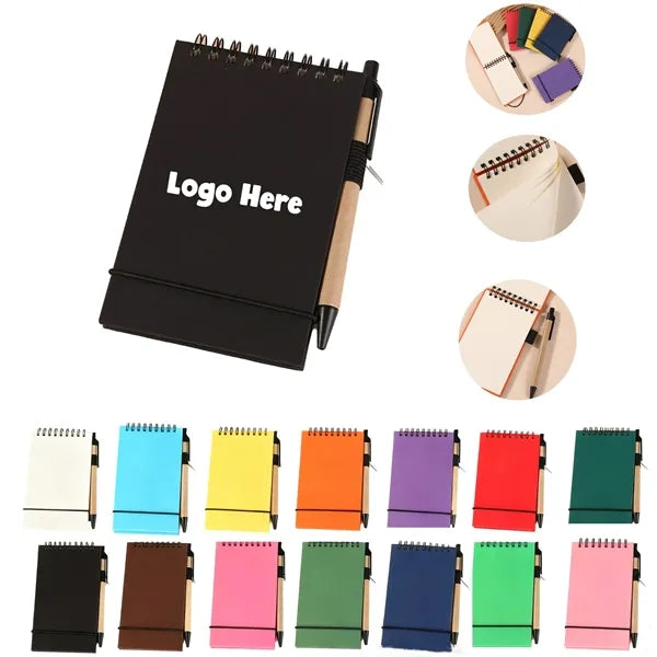Mini Pocket Notebook W/ Pen