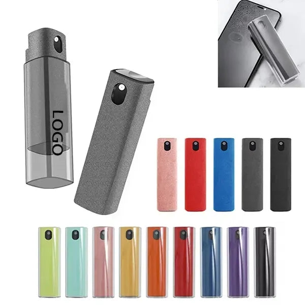 2-in-1 Mobile Phone Screen Cleaner Spray with Wipe Cloth