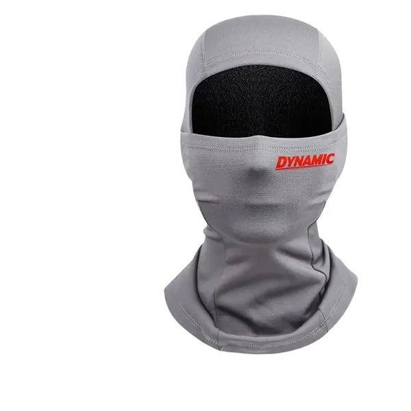 Winter fleece cycling hood