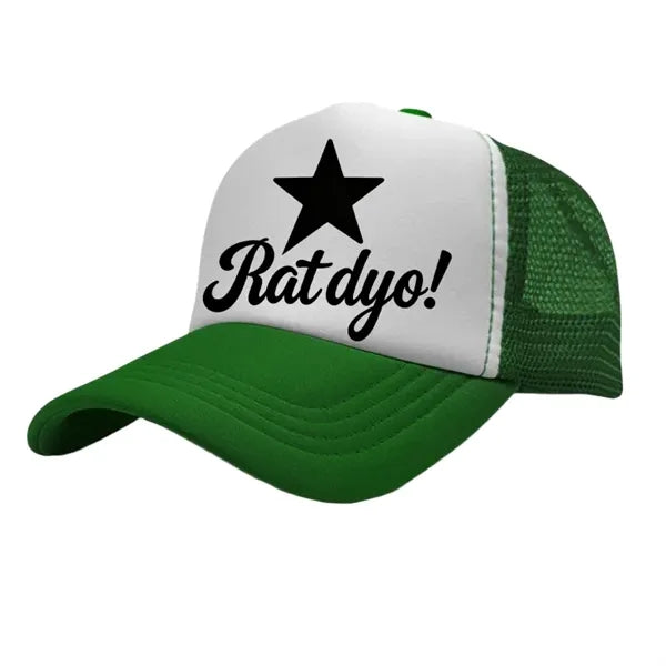 Sponge mesh color block baseball cap