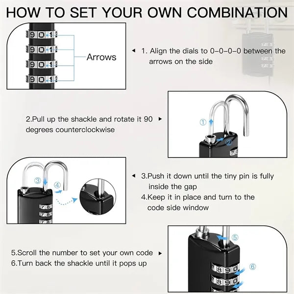 4 Digit Combination Lock