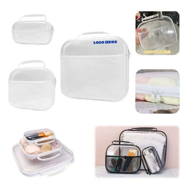 Clear Hard Shell Case With Handle