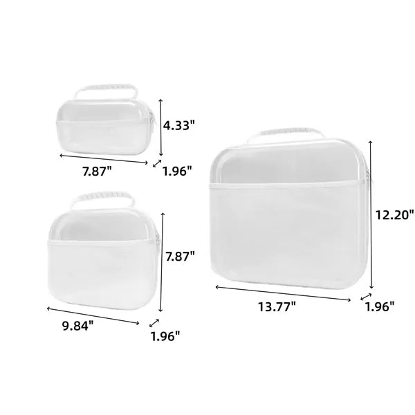 Clear Hard Shell Case With Handle