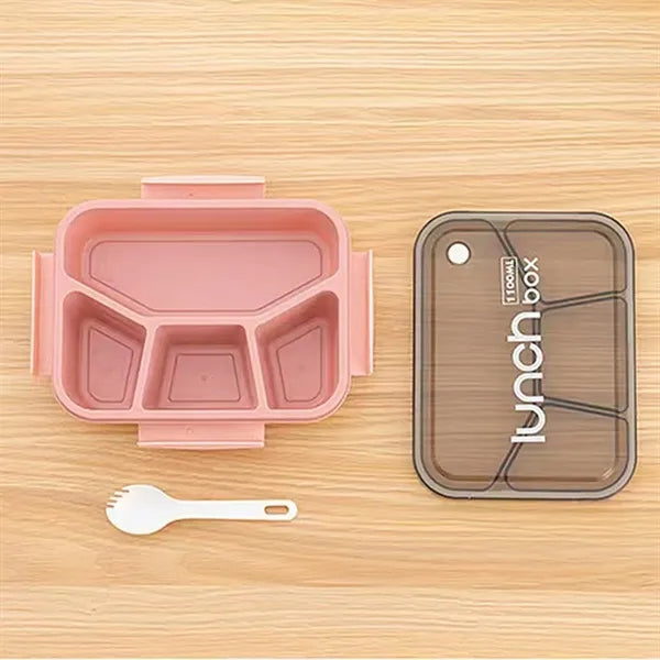 Logo Multi Compartment Lunch Box for Work Travel