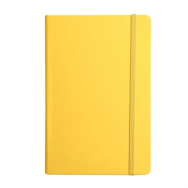 A5 Hardcover Notebook with Elastic Band 100 Sheets 200 Pages