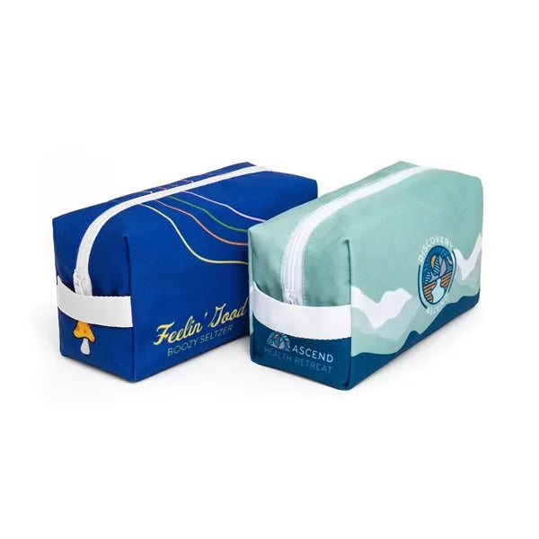 Full Color Recycled Canvas Dopp Kit
