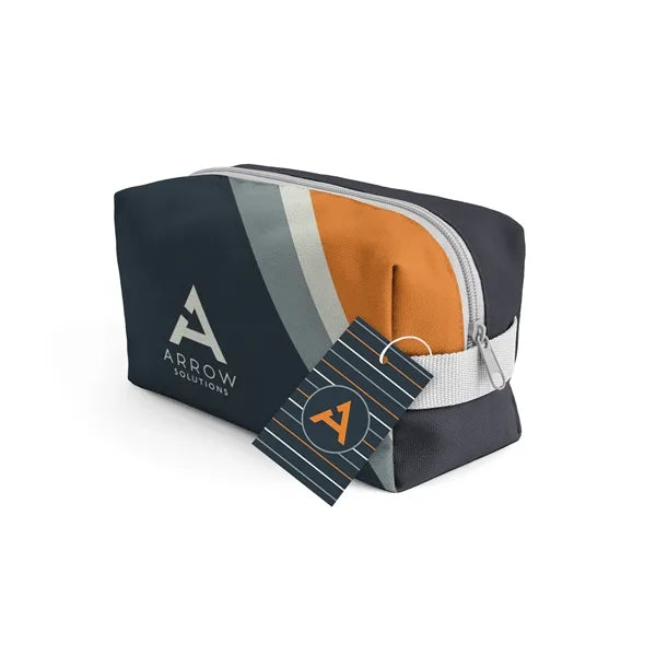 Full Color Recycled Canvas Dopp Kit