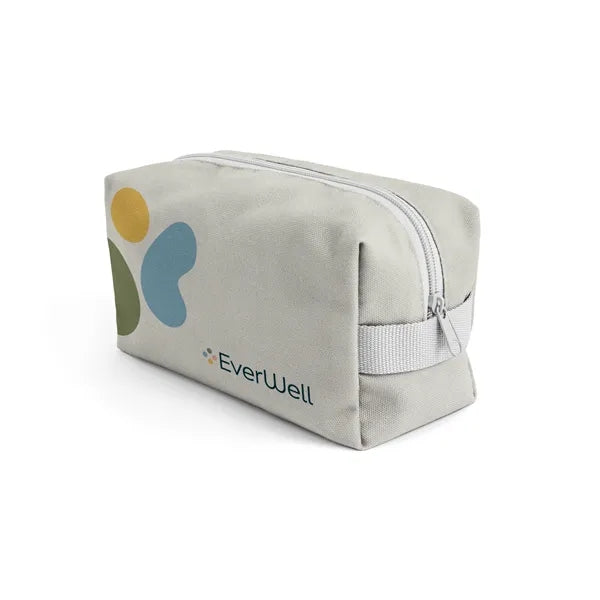 Full Color Recycled Canvas Dopp Kit