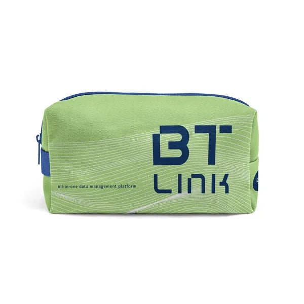 Full Color Recycled Canvas Dopp Kit