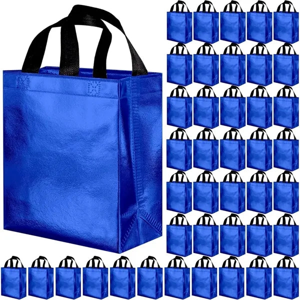 Metallic Non-Woven Tote Bag 7.9*3.9*9.8 in