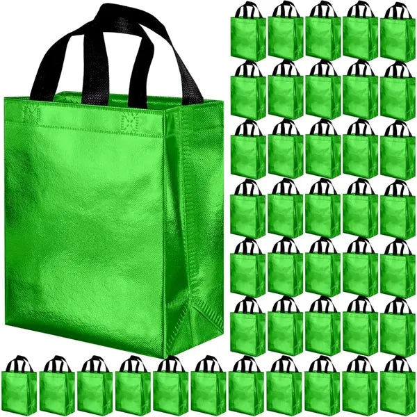Metallic Non-Woven Tote Bag 7.9*3.9*9.8 in