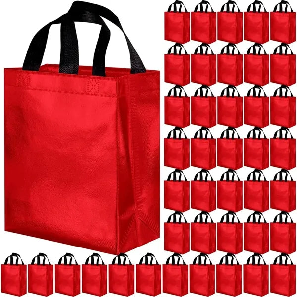 Metallic Non-Woven Tote Bag 7.9*3.9*9.8 in