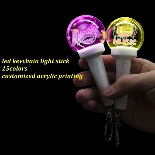 15 Light Color Handheld Mini LED Keychain Glow Stick