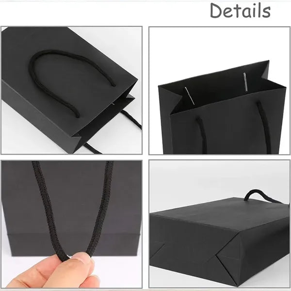 Large Kraft Paper Gift Bags 16.9"L x 5.5"W x 12.5"H