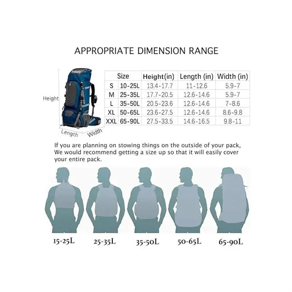 Backpack Rain Cover with Reflective Strip