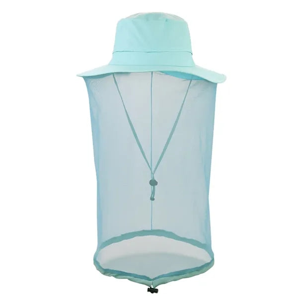 Sun Protector Hat with Soft Mosquito Net
