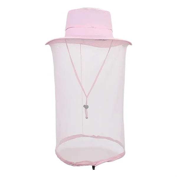 Sun Protector Hat with Soft Mosquito Net