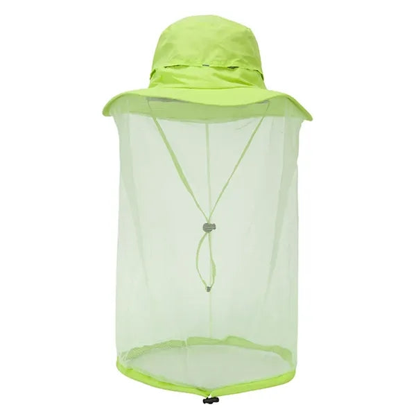 Sun Protector Hat with Soft Mosquito Net