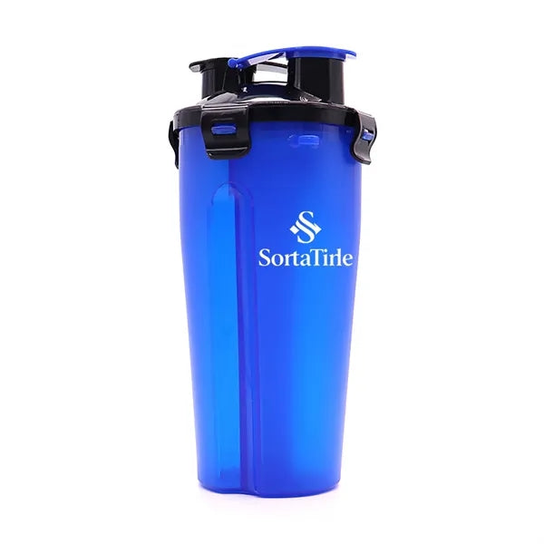 Portable pet water bottle for outdoor use