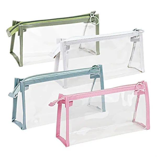 Clear Pencil Bag Stationery Cosmetic Makeup Pouch