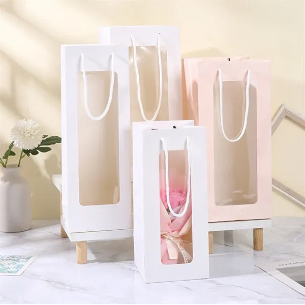PVC Window Rectangular Tote Bag