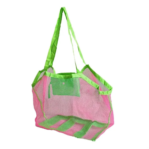 Large Foldable Mesh Beach Bag Children Toys Storage Totes
