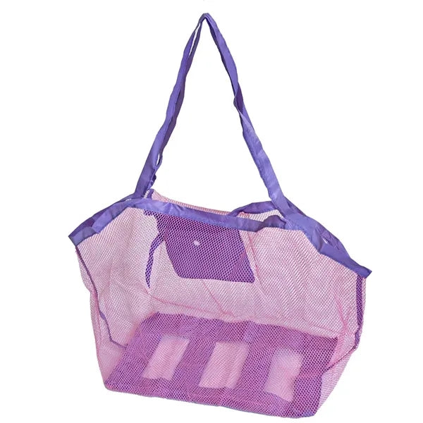 Large Foldable Mesh Beach Bag Children Toys Storage Totes