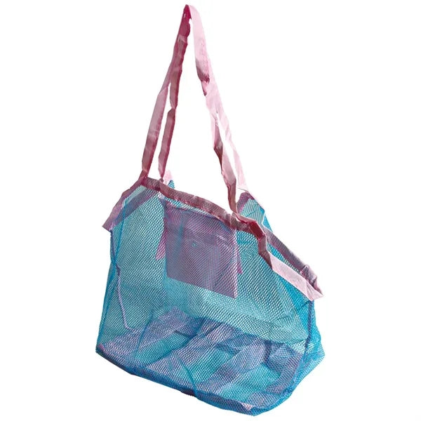 Large Foldable Mesh Beach Bag Children Toys Storage Totes