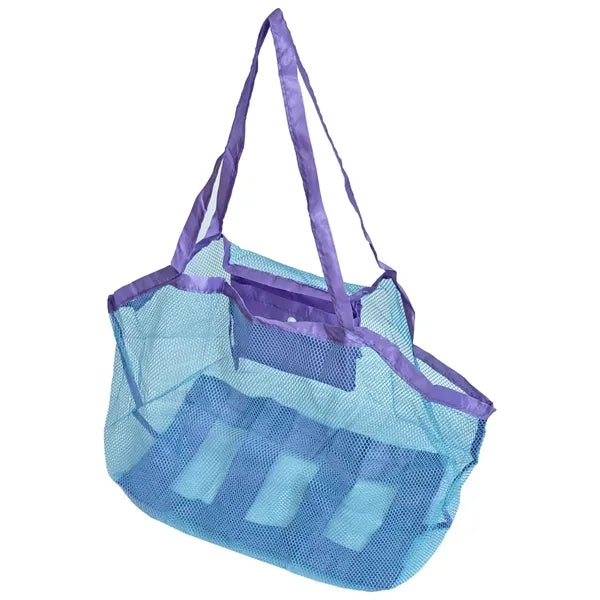 Large Foldable Mesh Beach Bag Children Toys Storage Totes