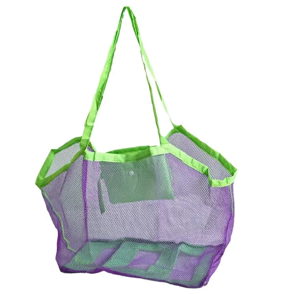Large Foldable Mesh Beach Bag Children Toys Storage Totes