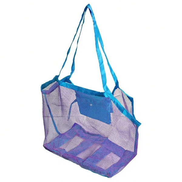 Large Foldable Mesh Beach Bag Children Toys Storage Totes
