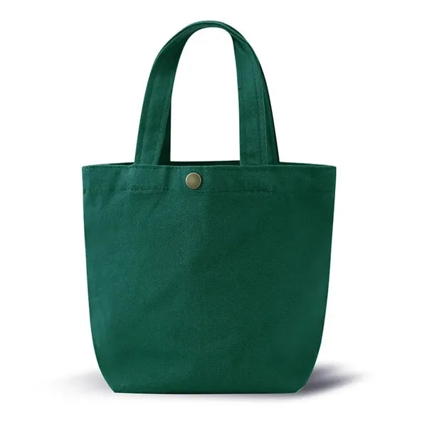 Portable Eco-friendly Canvas Tote Bag with Zipper