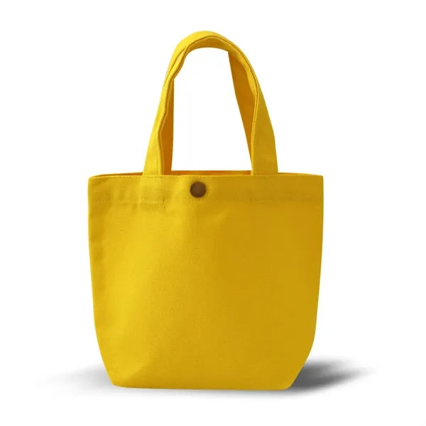 Portable Eco-friendly Canvas Tote Bag with Zipper