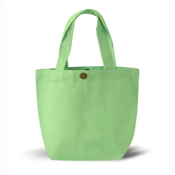 Portable Eco-friendly Canvas Tote Bag with Zipper