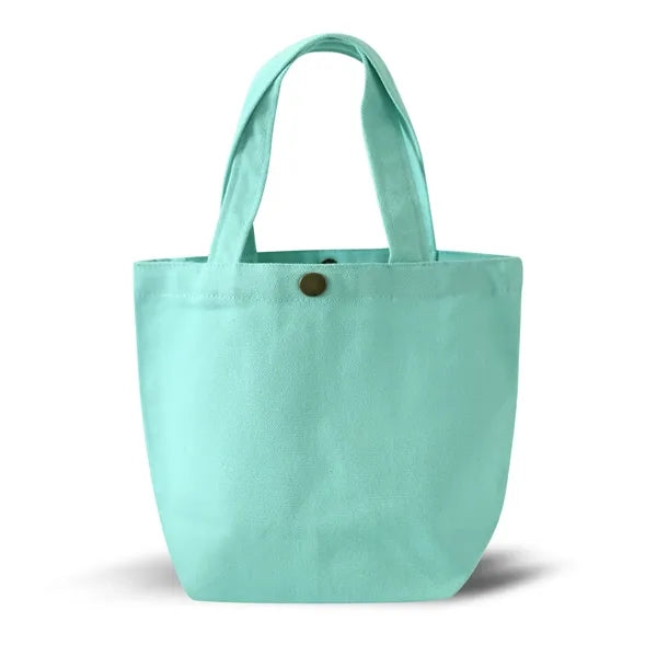 Portable Eco-friendly Canvas Tote Bag with Zipper