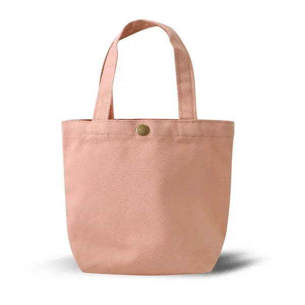 Portable Eco-friendly Canvas Tote Bag with Zipper
