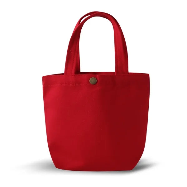 Portable Eco-friendly Canvas Tote Bag with Zipper