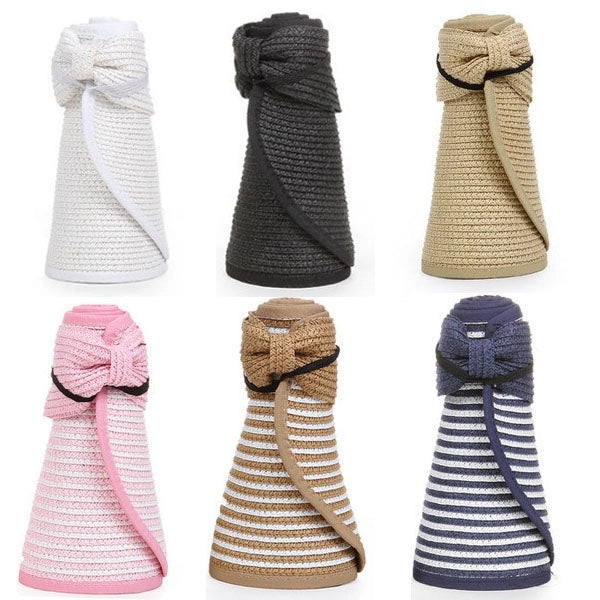 Foldable Roll Up Beach Straw Hat