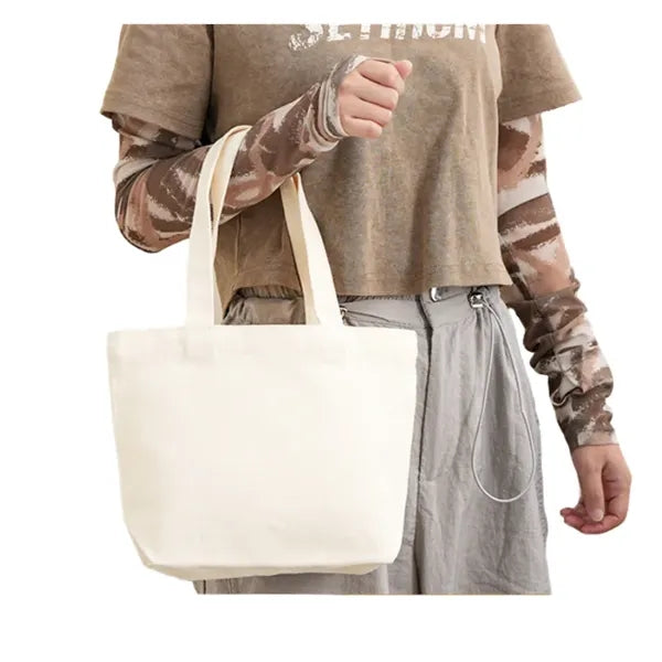 Portable Multifunctional Customizable Canvas Tote Handbag