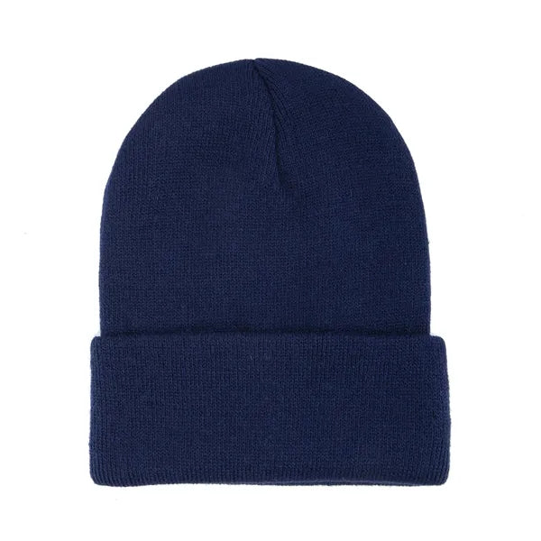 Classic Cuffed Knit Beanie Cap