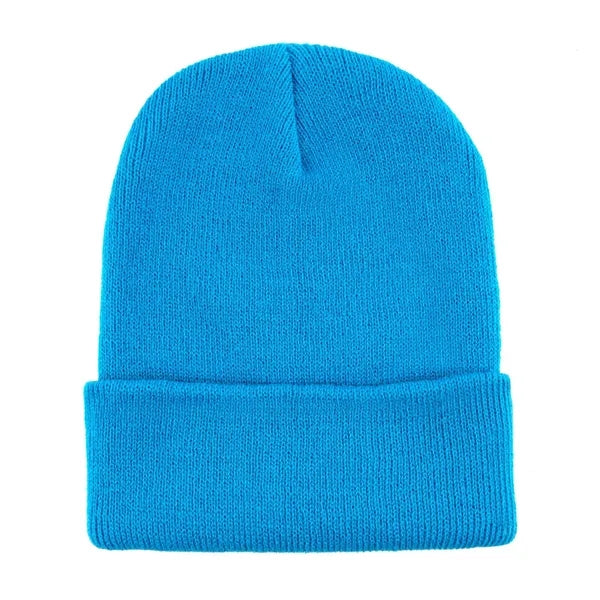 Classic Cuffed Knit Beanie Cap