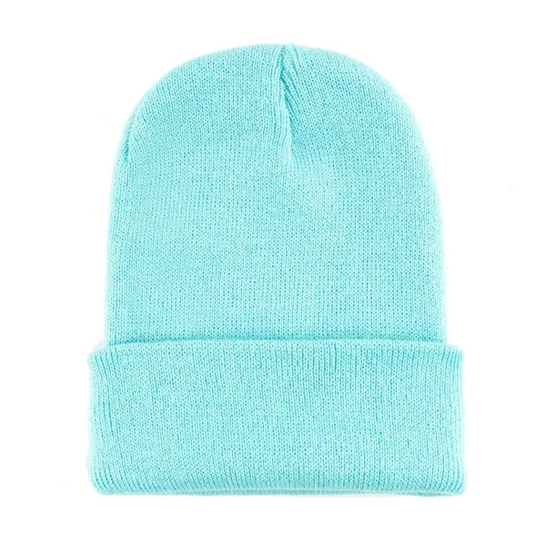 Classic Cuffed Knit Beanie Cap