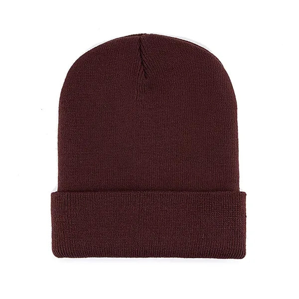 Classic Cuffed Knit Beanie Cap